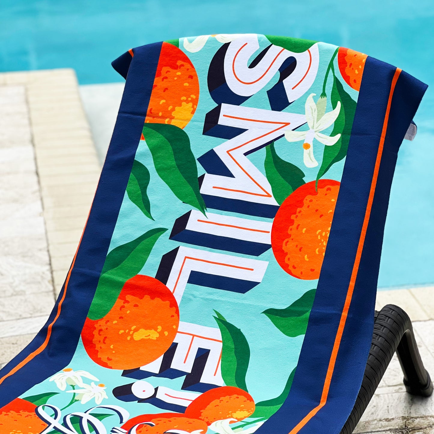 BEACH TOWEL - SMILE!